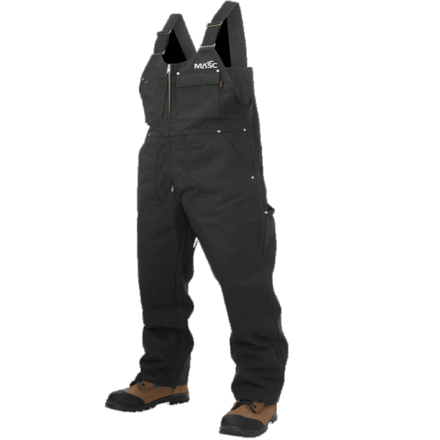 WB04 Tough Duck Unlined Duck Bib Overall - Black