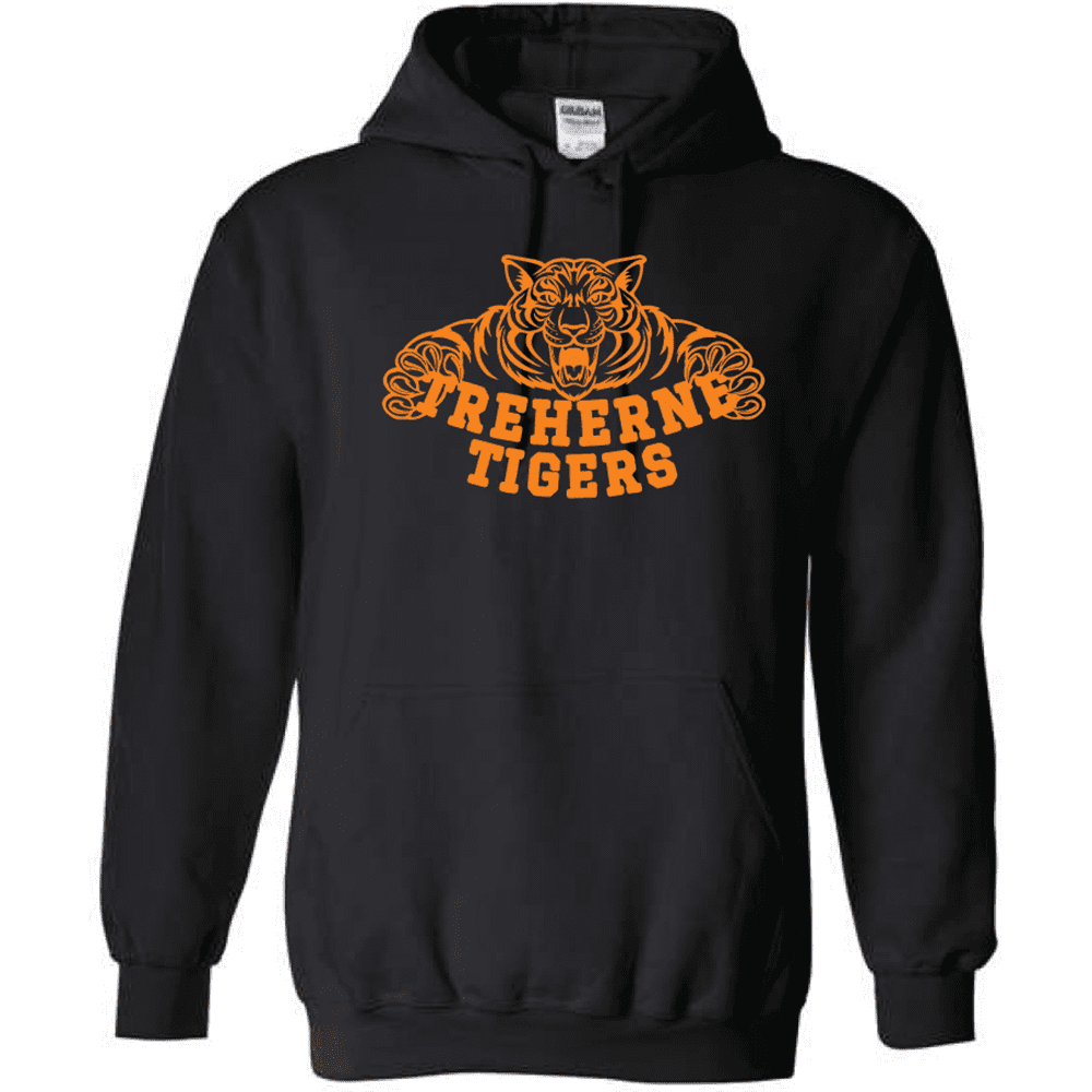 G185 Gildan Heavy Blend 8 oz., 50/50 Hooded Sweatshirt - Black