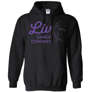 G185 Gildan Heavy Blend 8 oz., 50/50 Hooded Sweatshirt - Black